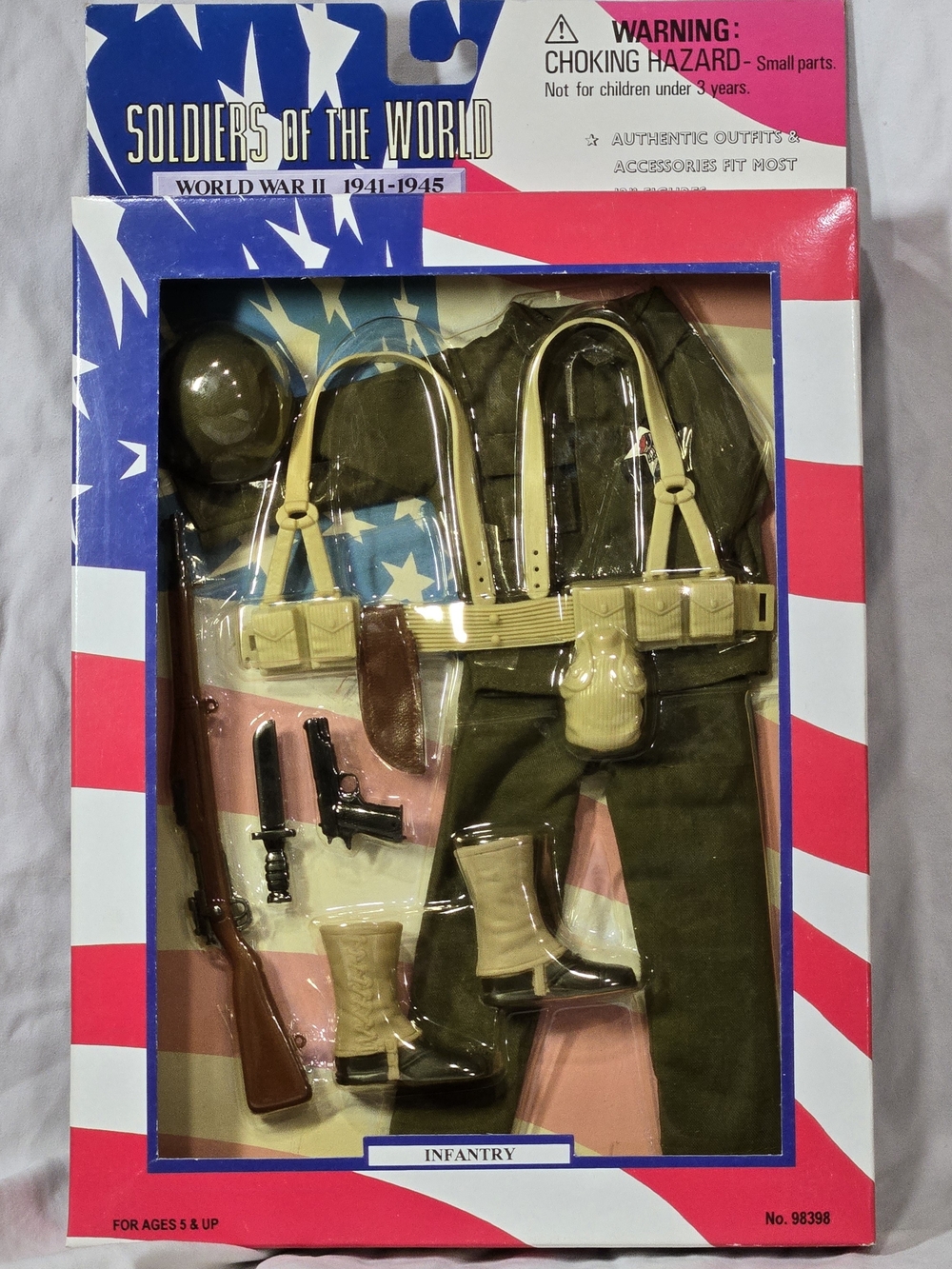 VTG 1996 Soldiers of the World World War II Army Infantry Kit 12"/ 1/6 Scale